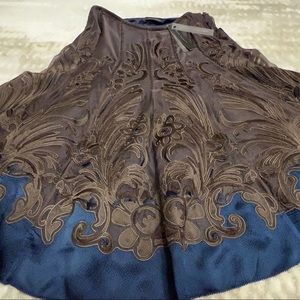 ***NWT*** Elie Tahari Mara Skirt in Pumpernickel